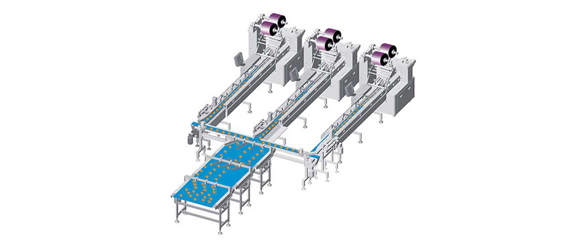 Автоматическая линия упаковки хлеба